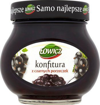 LOWICZ KONFITURA CZARNA PORZECZKA 240G\1szt