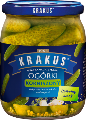 KRAKUS OGORKI KORNISZONY 500G