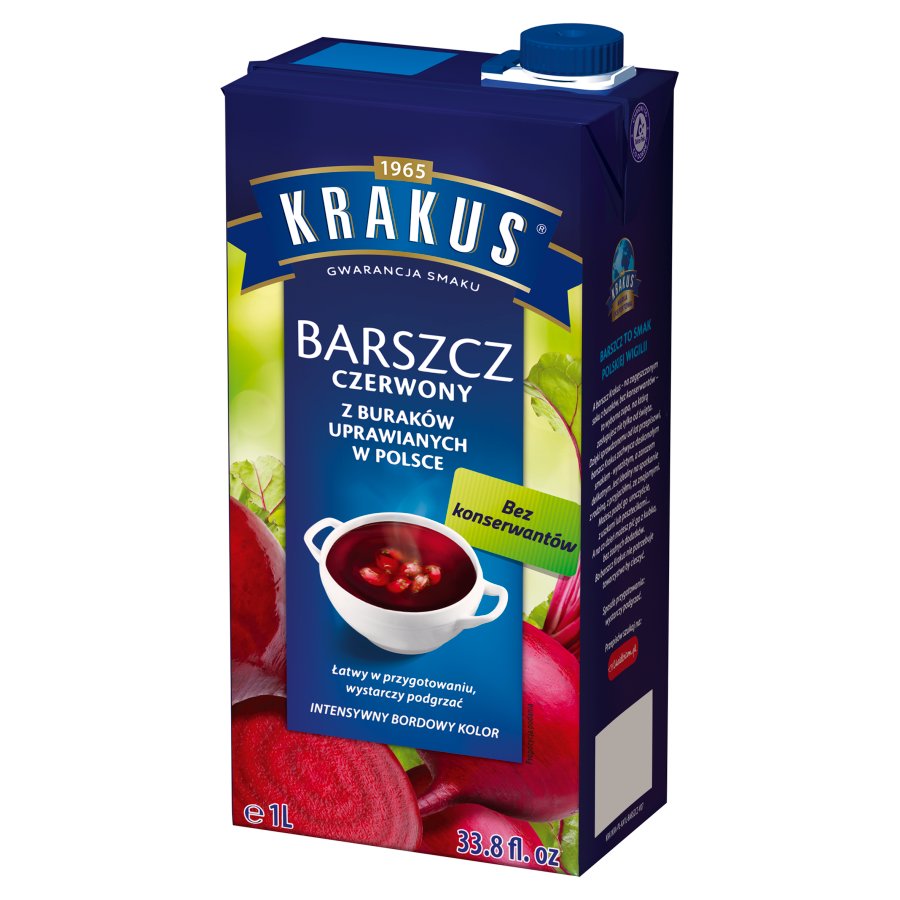KRAKUS BARSZCZ CZERWONY 1L/8 SZT