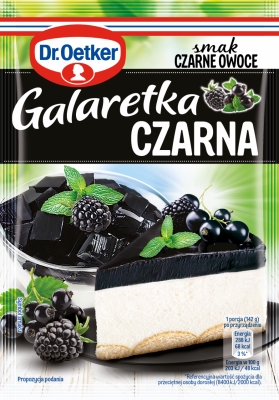 DR OETKER GALARETKA CZARNE OWOCE 70G/25 SZT