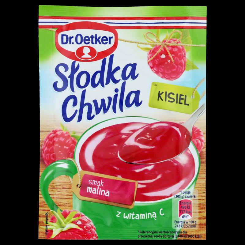 DR OETKER SLODKA CHWILA KISIEL MALINA 30G/35 SZT