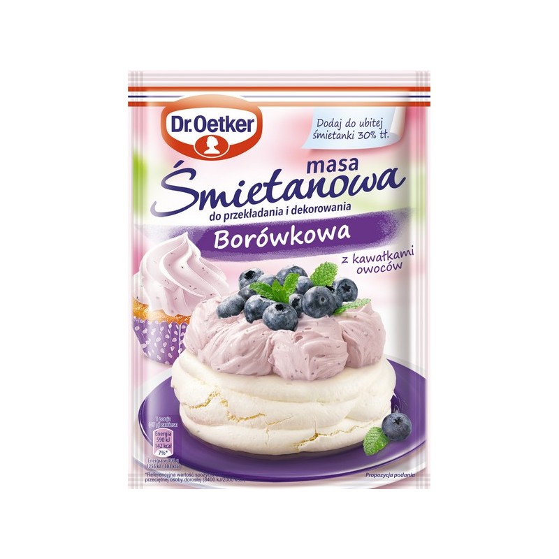 DR OETKER MASA SMIETANOWA BOROWKOWA 65G