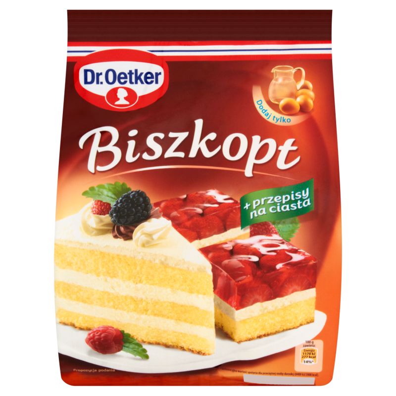 DR OETKER CIASTO BISZKOPTOWE 400G/8 SZT