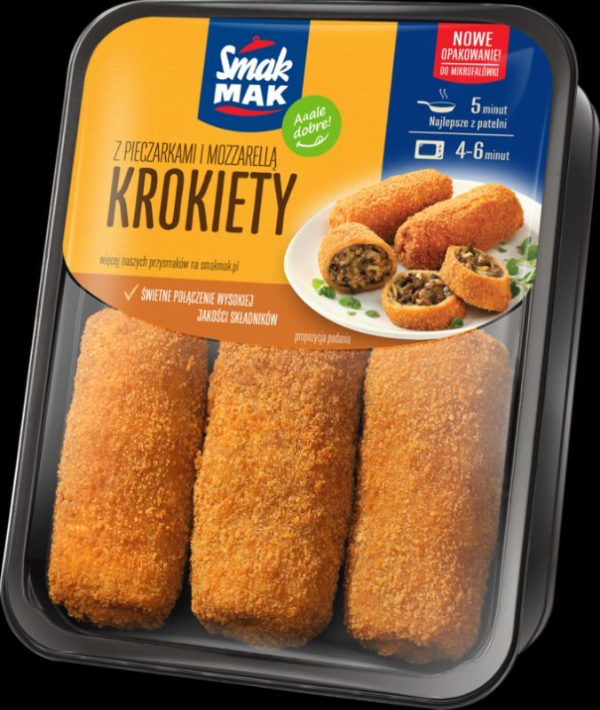 SMAKMAK KROKIETY PIECZARKA MOZZARELLA 400G\1szt