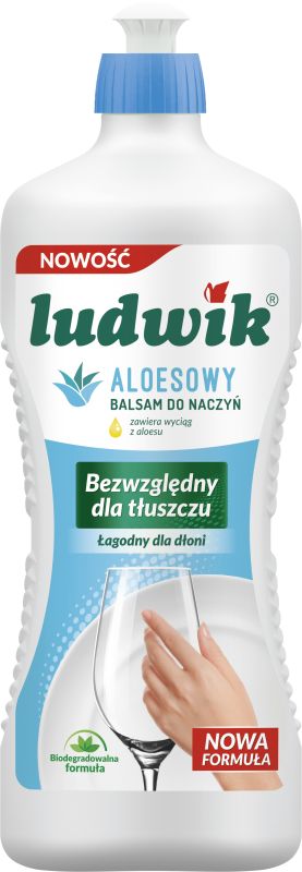 LUDWIK PLYN NACZYN ALOES 900ML\1szt