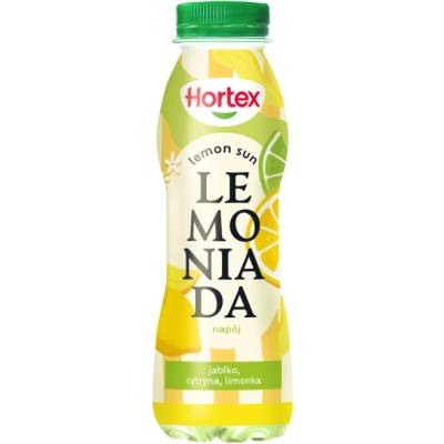 HORTEX NAPOJ LEMONIADA JABLKO CYTRYNA LIMONKA 400ML SK/6 SZT