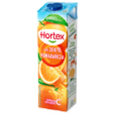 HORTEX SOK POMARANCZOWY 1L\6szt