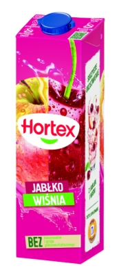 HORTEX NAPOJ JABLKO WISNIA 1L\6szt