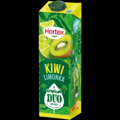 HORTEX NAPOJ DUO KIWI LIMONKA 1L/6 SZT
