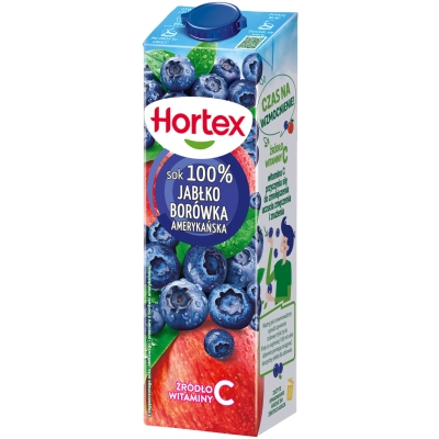 HORTEX SOK JABLKO BOROWKA 1L/6 SZT