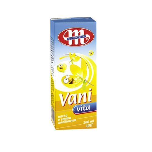 MLEKOVITA MLEKO WANILIOWE 200ML\1szt