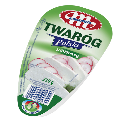 MLEKOVITA TWAROG POLTLUSTY KLINEK 230G\1szt