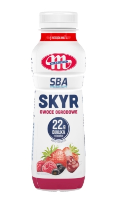 MLEKOVITA JOGURT SKYR PITNY PROTEIN OWOCE OGRODOWE 330G/12 SZT