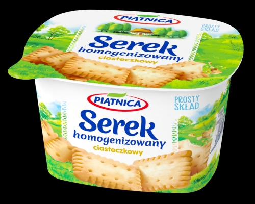 PIATNICA SEREK HOMOGENIZOWANY CIASTECZKA 150G/12 SZT