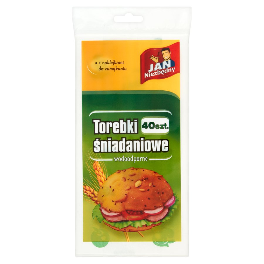 JAN NIEZBEDNY TOREBKI SNIADANIOWE PAPIER 40SZT\1szt
