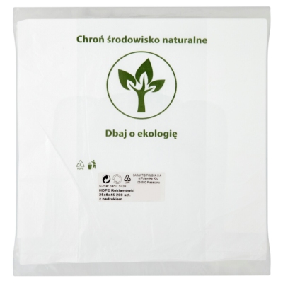 HDPE REKLAMOWKI 25X6X45 200SZT\1 op