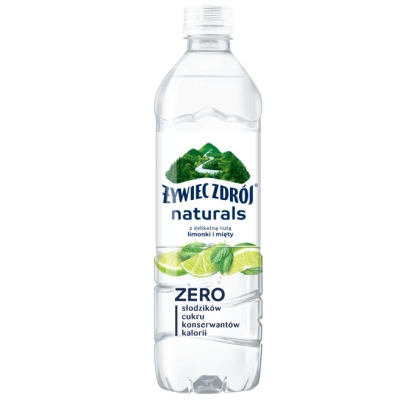 ZYWIEC ZDROJ NATURALS LIMONKA I MIETA 500ML SK/6 SZT