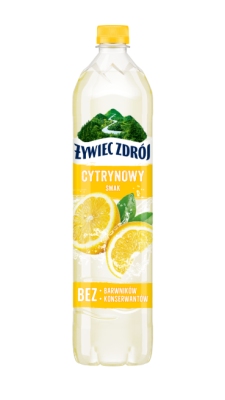 ZYWIEC ZDROJ WODA NIEGAZOWANA Z DODATKIEM CYTRYNY 1,2L SK/6 SZT