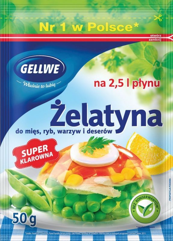 GELLWE ZELATYNA SPOZYWCZA 50G\1szt