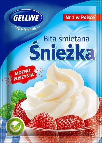 GELLWE BITA SMIETANA SNIEZKA 60G\20szt