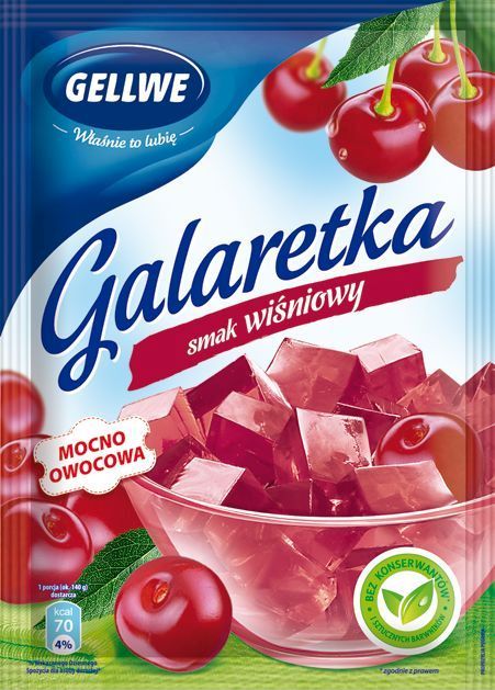 GELLWE GALARETKA WISNIOWA 75G\1szt