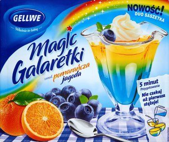 GELLWE DUO GALARETKA MANGO JAGODA 75G\1szt