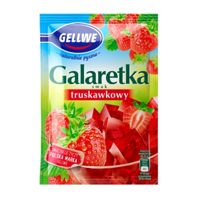 GELLWE GALARETKA TRUSKAWKOWA 72G\40szt