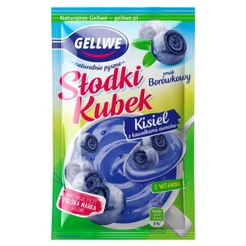 GELLWE KISIEL SLODKI KUBEK BOROWKOWY 28G\1szt