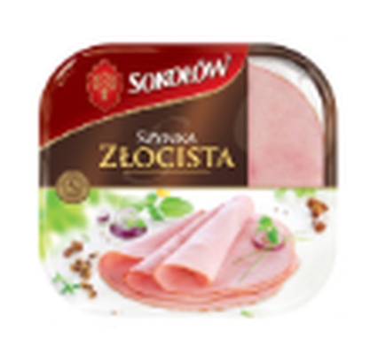 SOKOLOW SZYNKA ZLOCISTA PLASTRY 148G\1szt