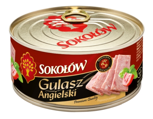 SOKOLOW KONSERWA PREMIUM GULASZ ANGIELSKI 300G/1 SZT