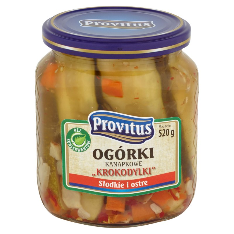 PROVITUS OGORKI KROKODYLKI 520G\1szt