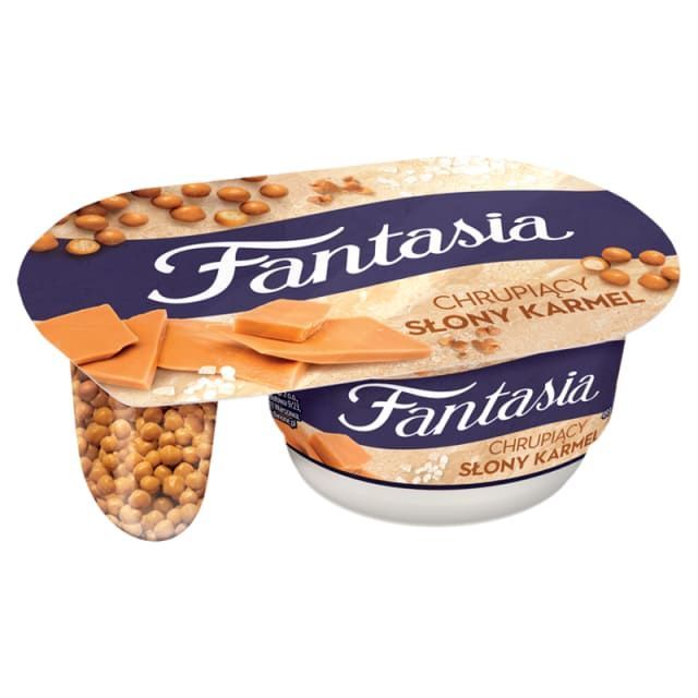 DANONE JOGURT FANTASIA CHRUPKI SLODKI KARMEL 99G\12szt