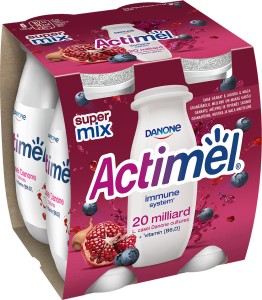 ACTIMEL GRANAT JAGODA 4X100G\6szt