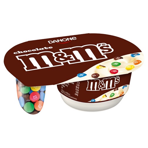 DANONE JOGURT WANILIA M&M 120G
