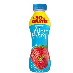 DANONE ALE PITNY TRUSKAWKA POZIOMKA 300G BUT/1 SZT