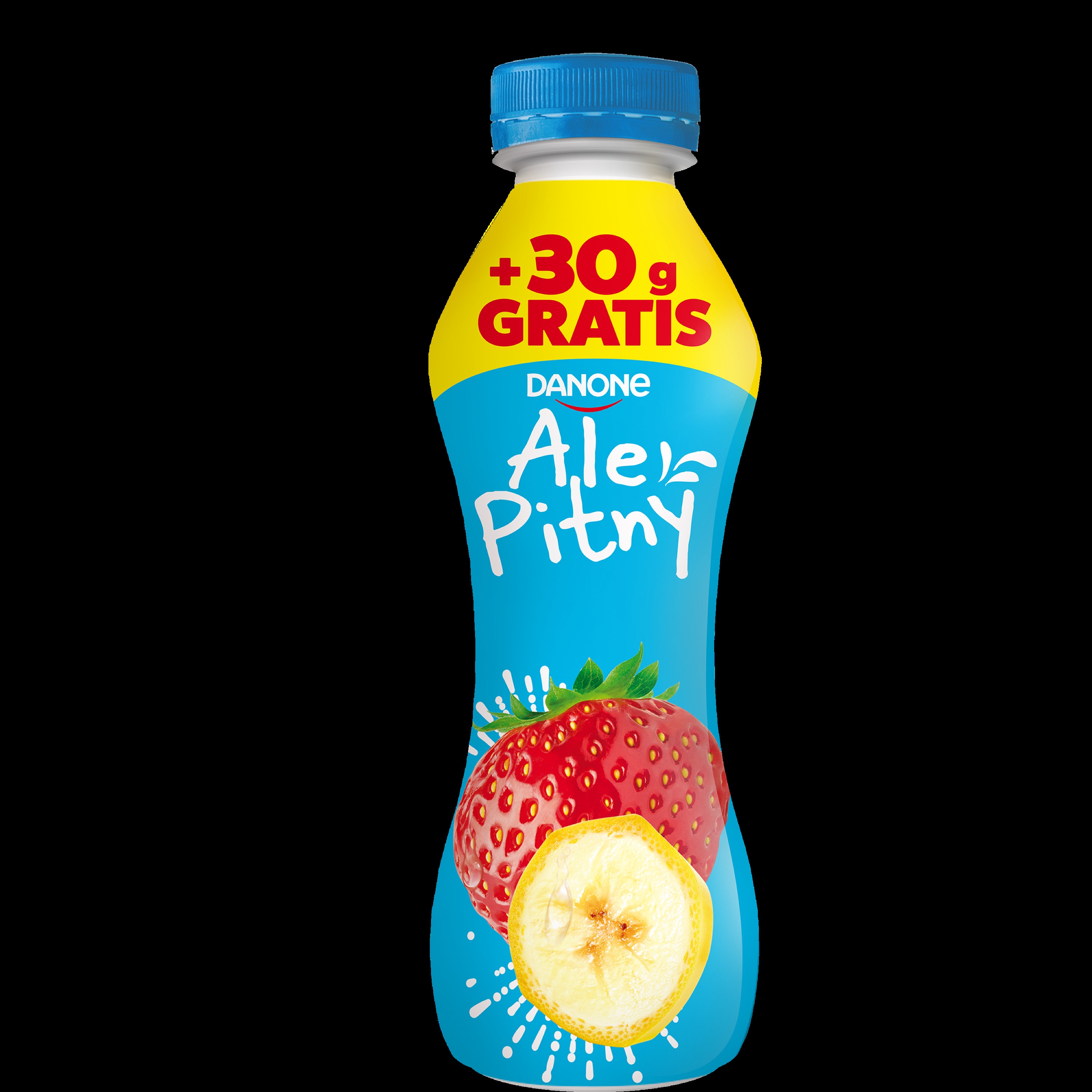 DANONE ALE PITNY TRUSKAWKA BANAN 270G+30G/1 SZT