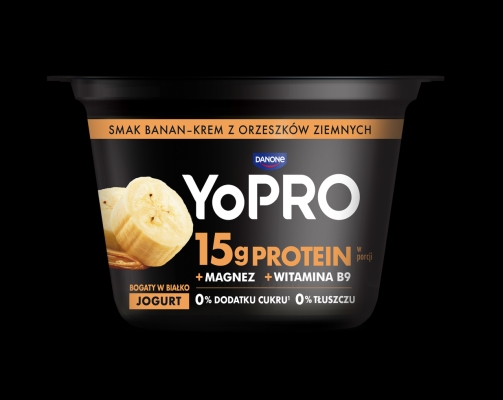 YOPRO JOGURT BANAN ORZECHY ZIEMNE 160G