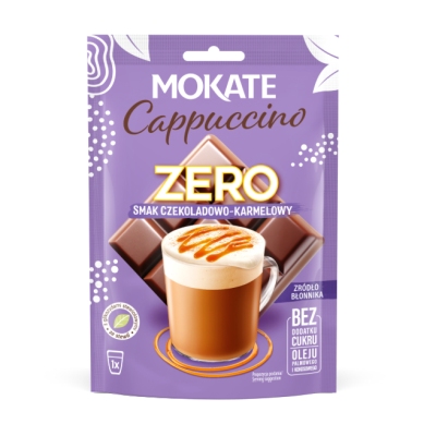MOKATE CAPPUCCINO ZERO CZEKOLADA KARMEL 20G