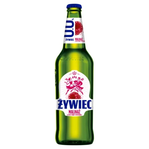 PIWO ZYWIEC MALINAZ Z TRAWA CYTRYNOWA 0% 500ML BUTELKA ZWROT