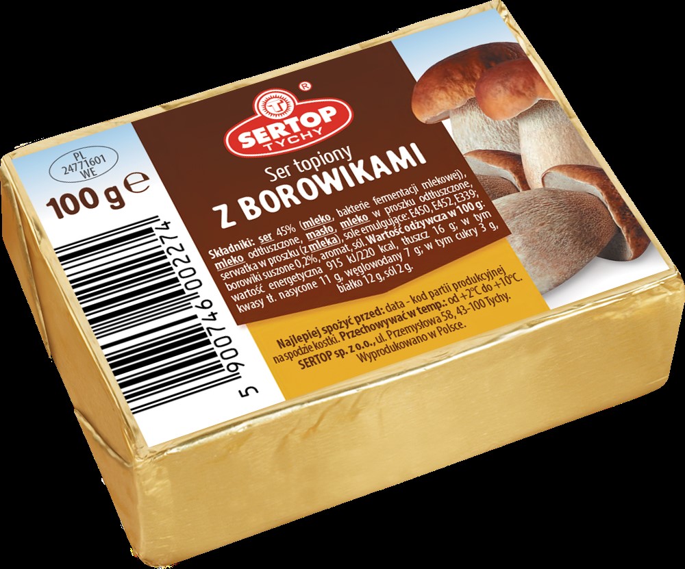 SERTOP SER TOPIONY KREM Z BOROWIKIEM 100G/1 SZT