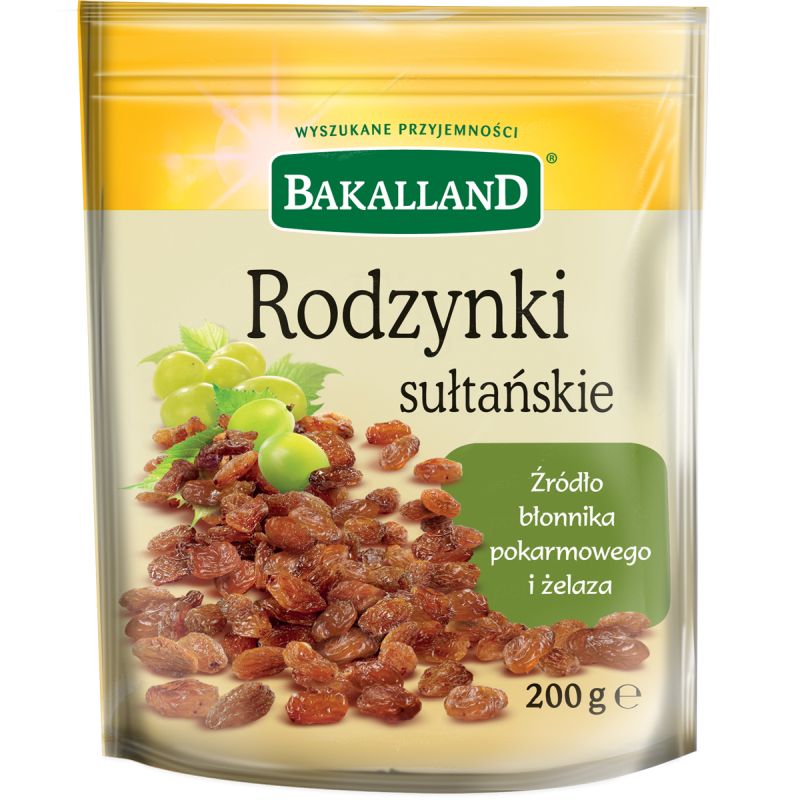 BAKALLAND RODZYNKI SULTANSKIE 200G\1szt