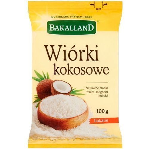 BAKALLAND WIORKI KOKOSOWE 100G/1 SZT