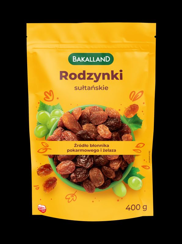 BAKALLAND RODZYNKI SULTANSKIE 400G\1szt