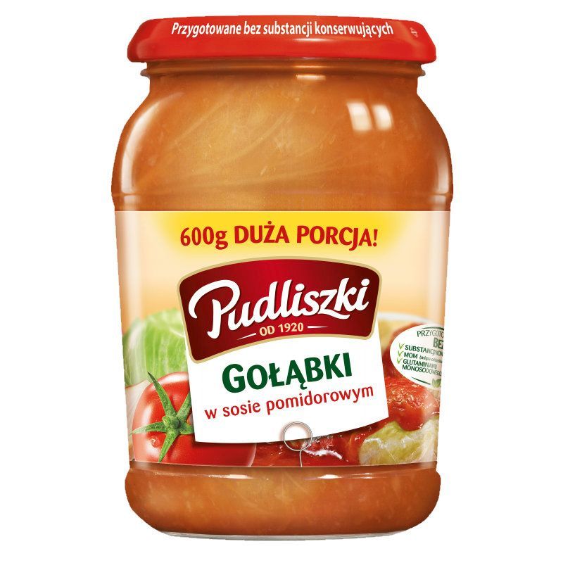 PUDLISZKI GOLABKI W SOSIE POMIDOROWYM 600G\1szt