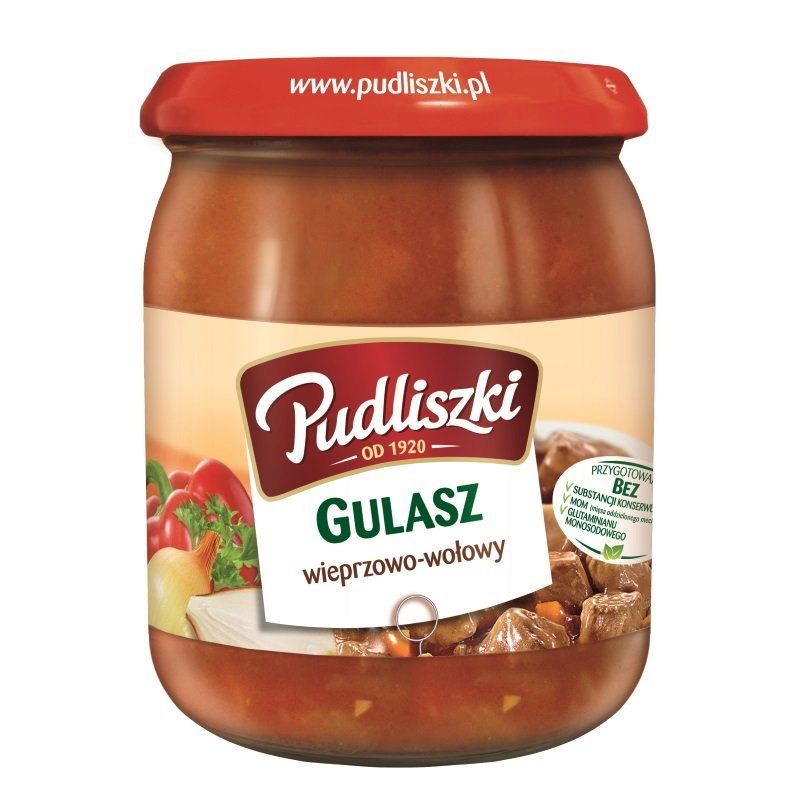 PUDLISZKI GULASZ WIEPRZOWO WOLOWY 500G\1szt