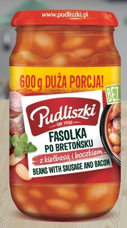 PUDLISZKI FASOLKA PO BRETONSKU 600G\4szt