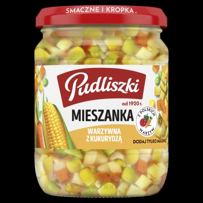 PUDLISZKI MIESZANKA WARZYWNA Z KUKURYDZA 450G