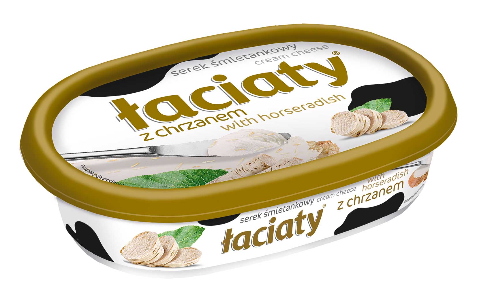 LACIATY SEREK SMIETANKOWY Z CHRZANEM 135G/12 SZT