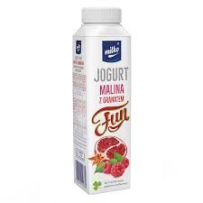 MILKO JOGURT FUN MALINA GRANAT 330G/6 SZT