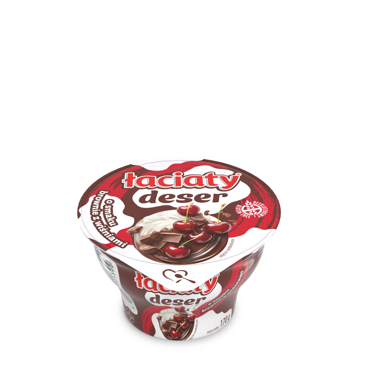 MLEKPOL LACIATY DESER BROWNIE Z WISNIAMI 170G/1 SZT